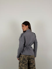 Giacca mood trench tessuto leggero