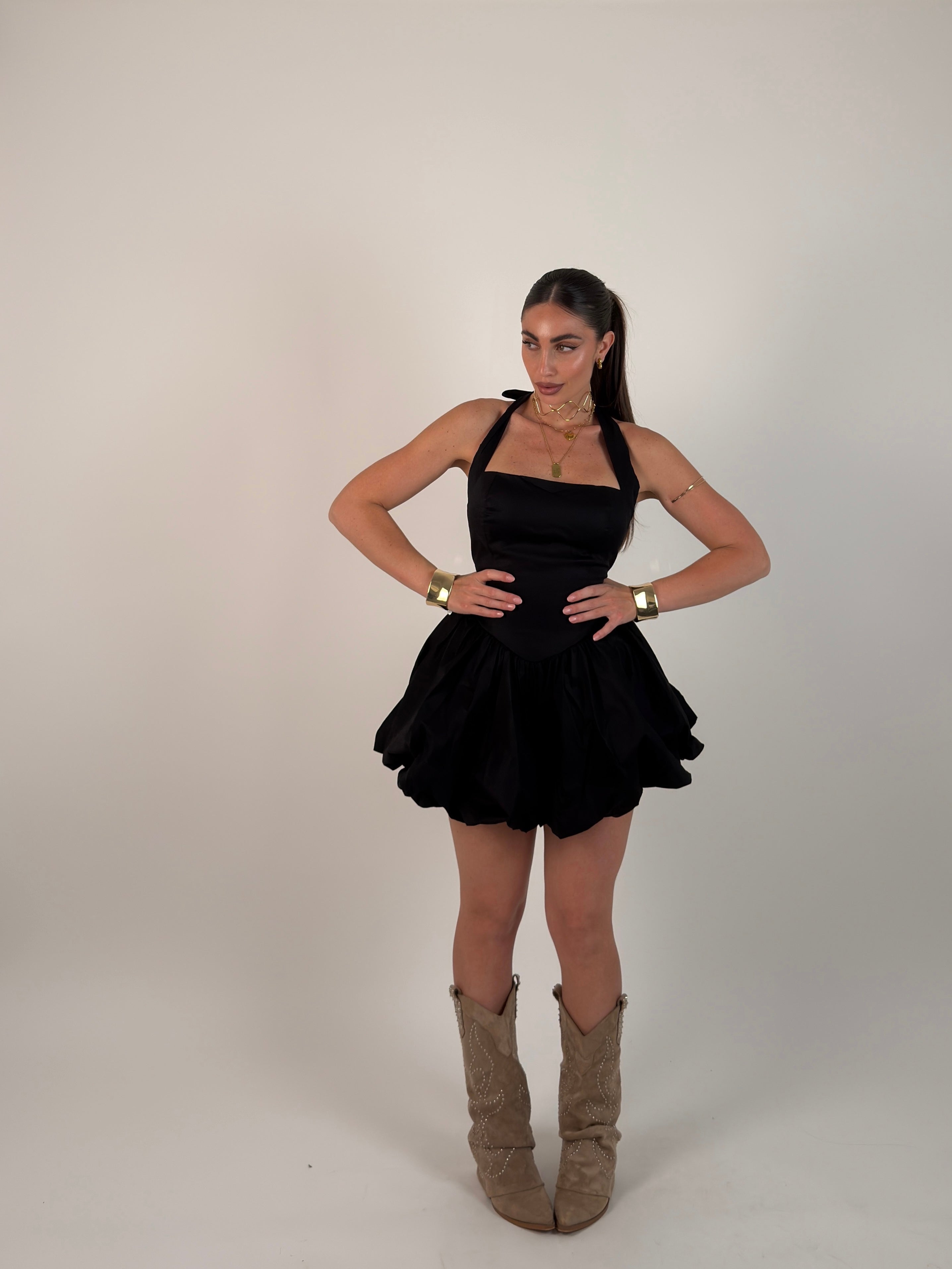 Vestito bambolina short