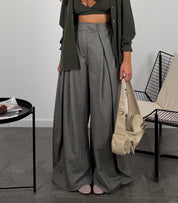 Pantalone corinne quadri