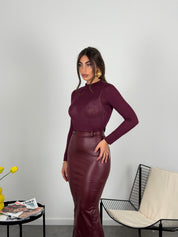 Maglia mistocashmere mezzocollo