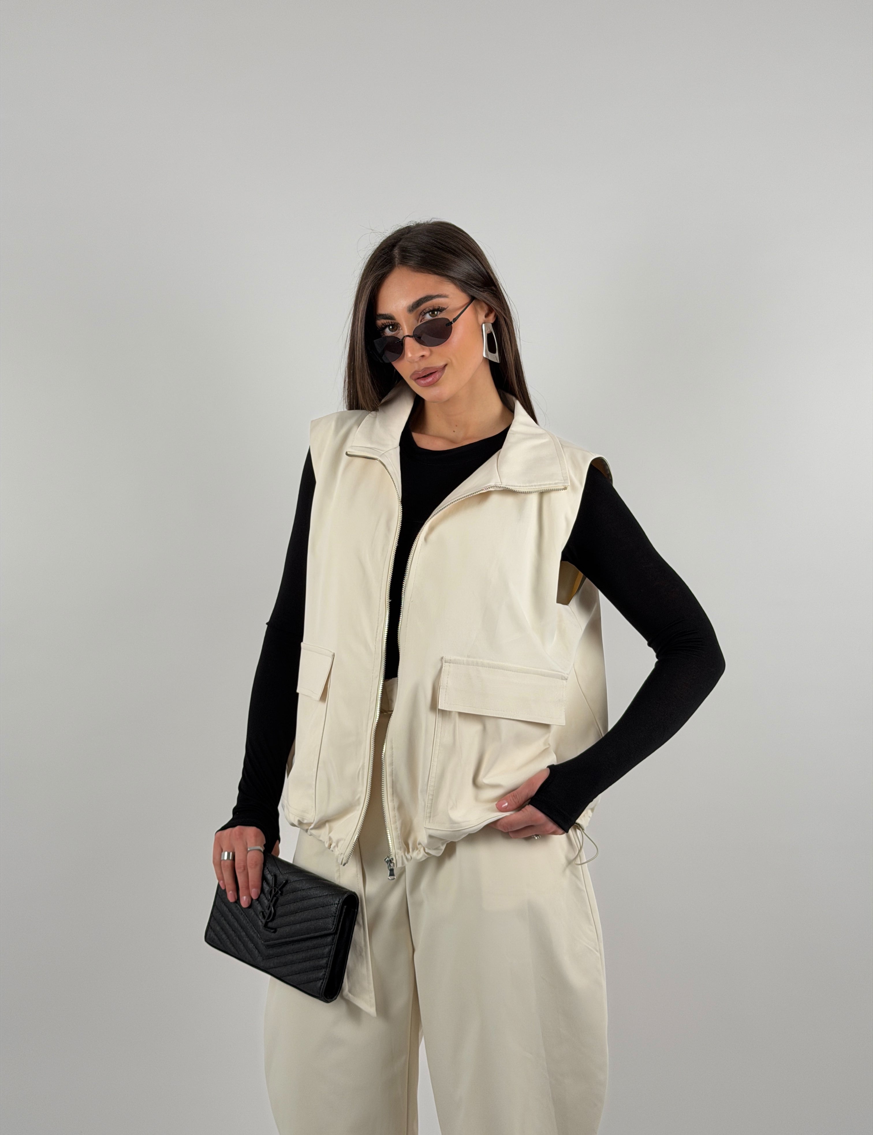 Gilet in tessuto tecnico by lumina