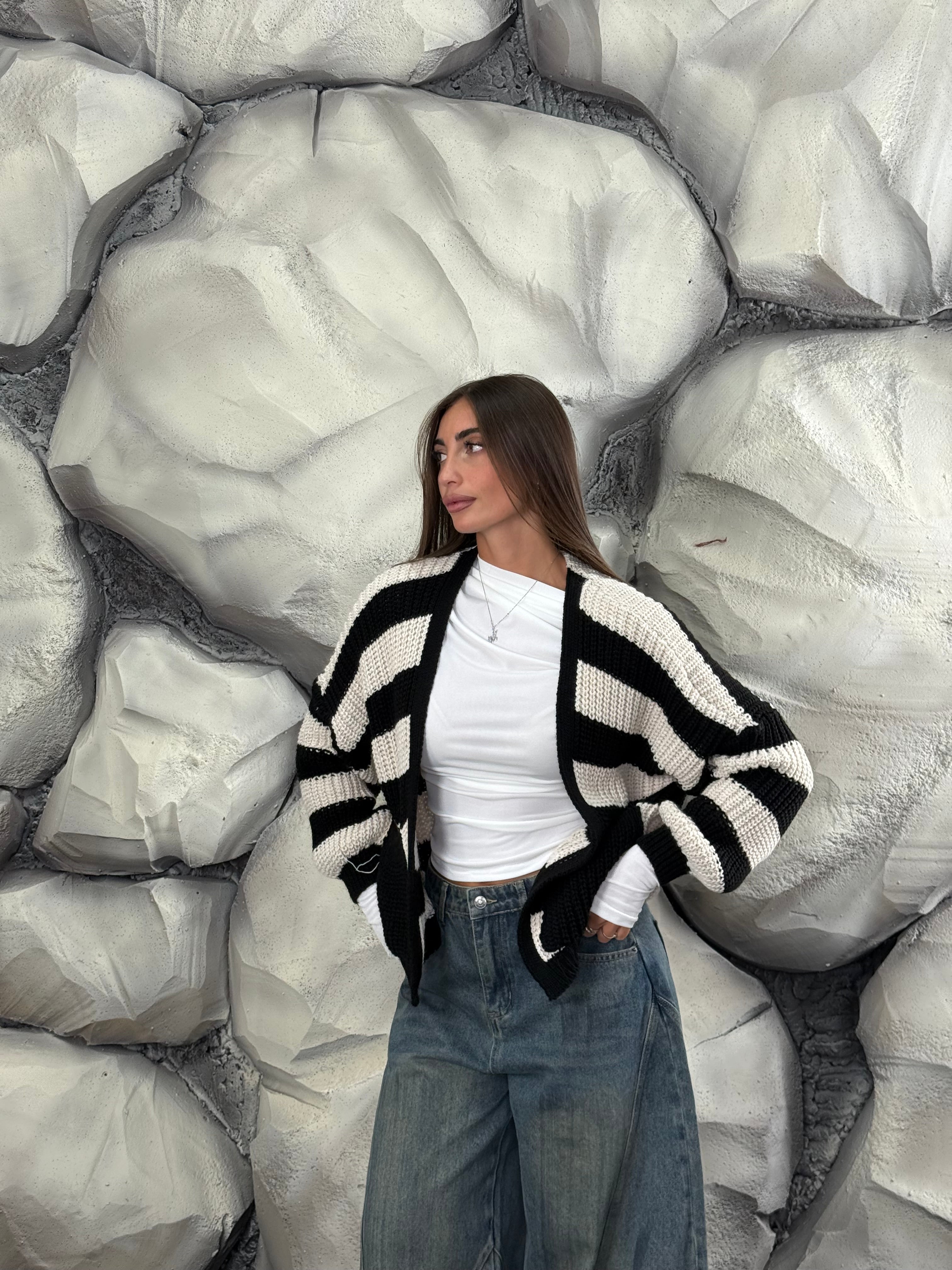 Cardigan Righe
