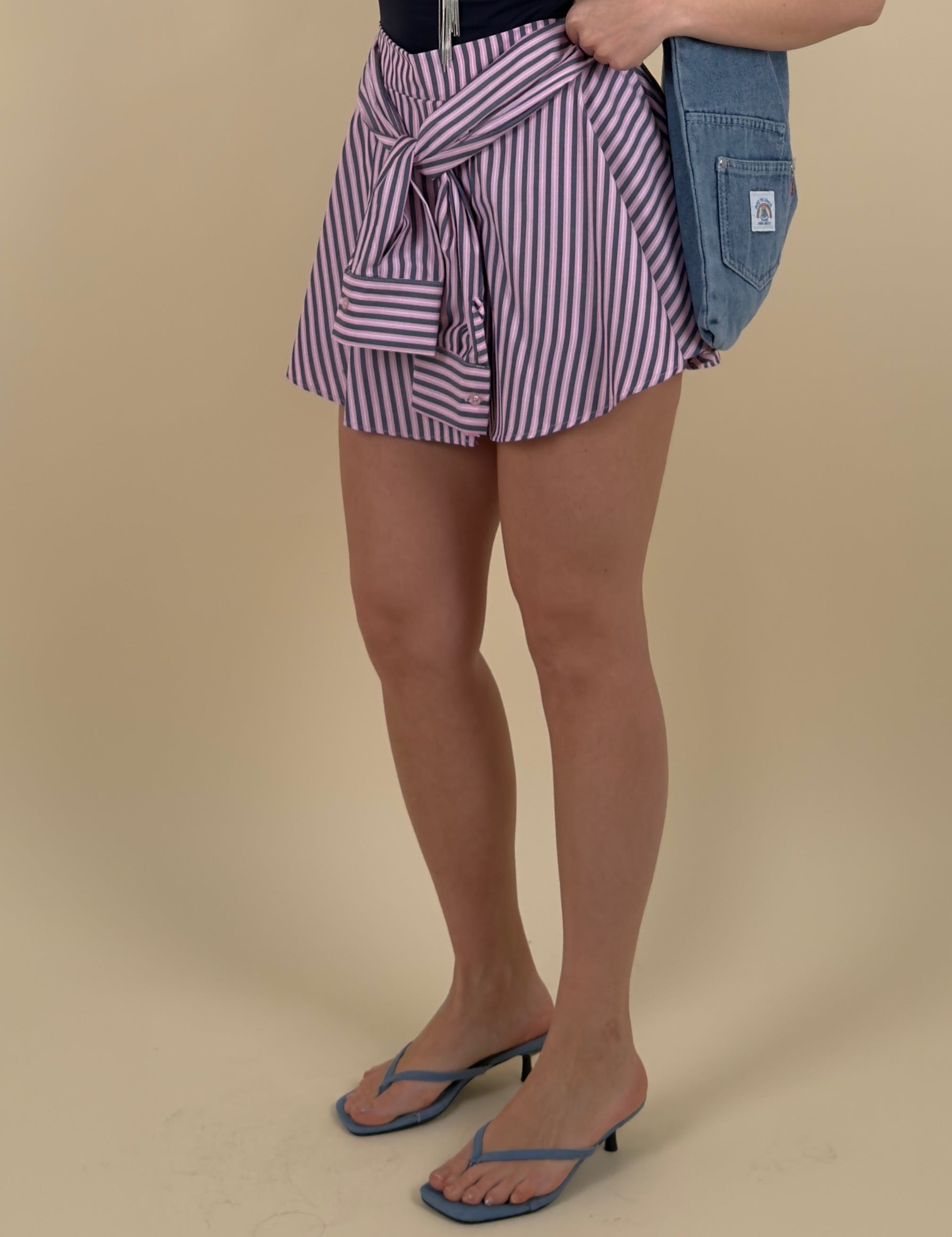 Gonna mood camicia righe