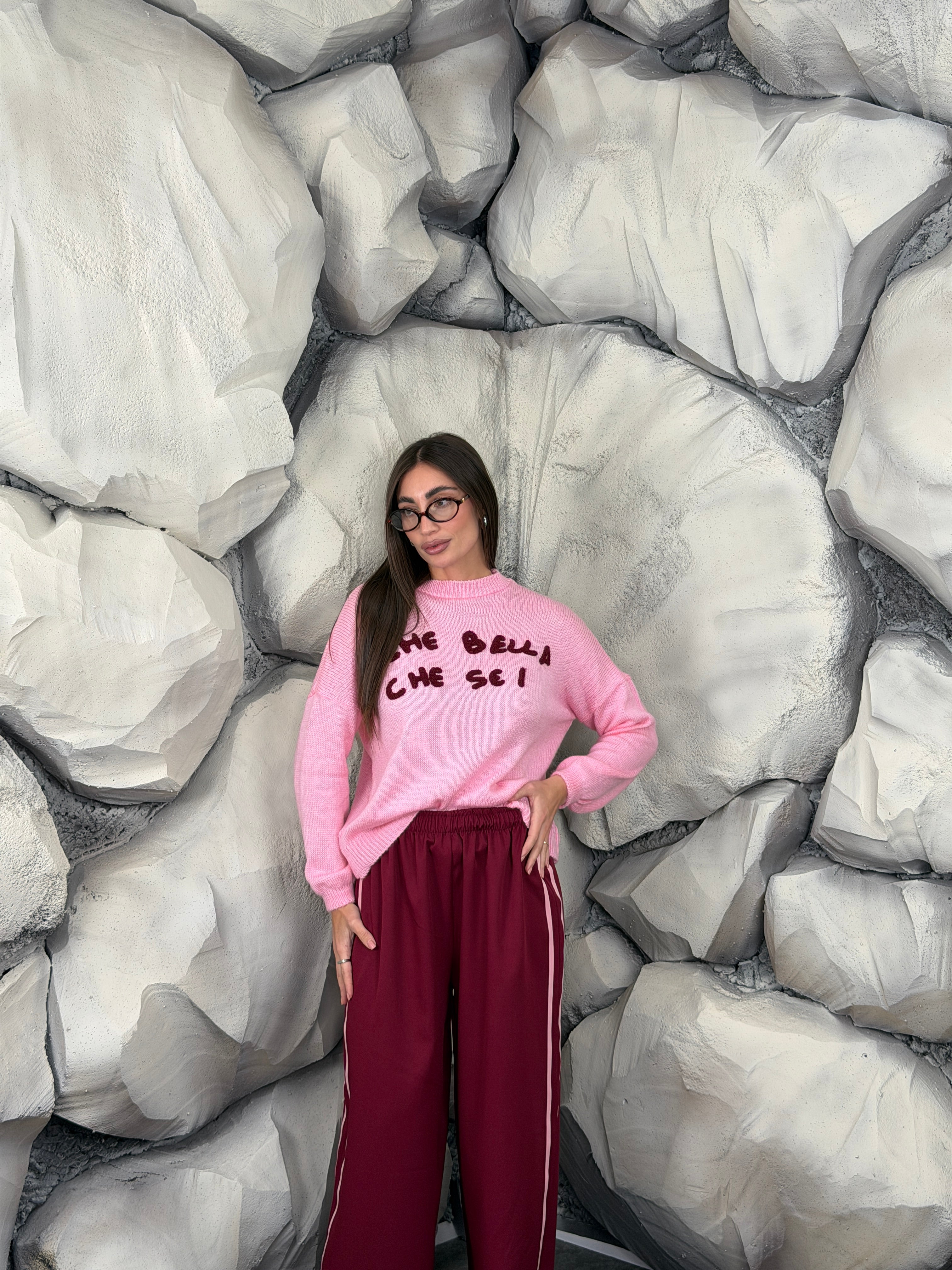 Maglione CHE BELLA CHE SEI short