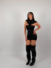 Vestito con coprispalle