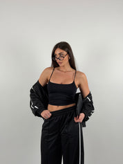 Top in lycra media lunghezza