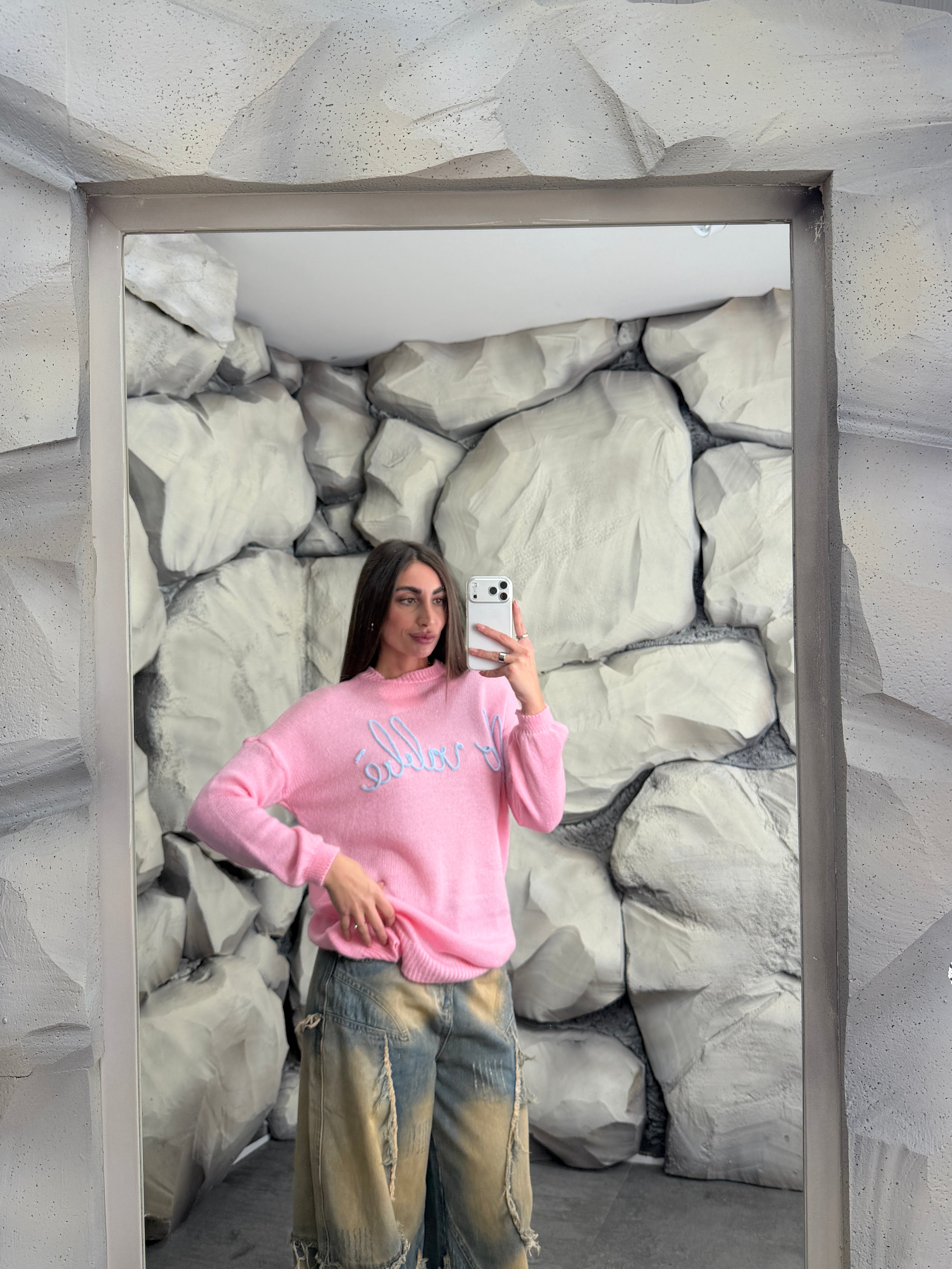 Maglione NO VABBÉ long