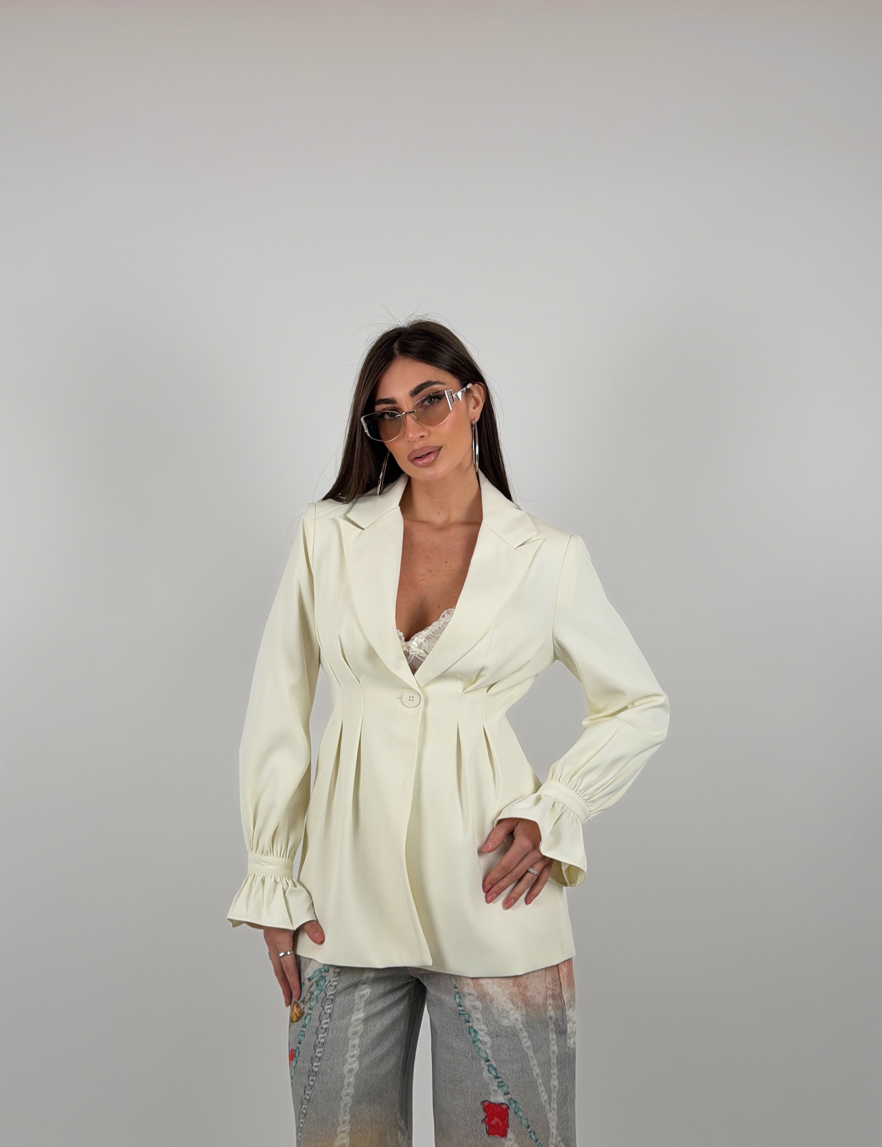 Giacca top quality con manica ballon