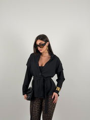 Giacca mood trench tessuto leggero