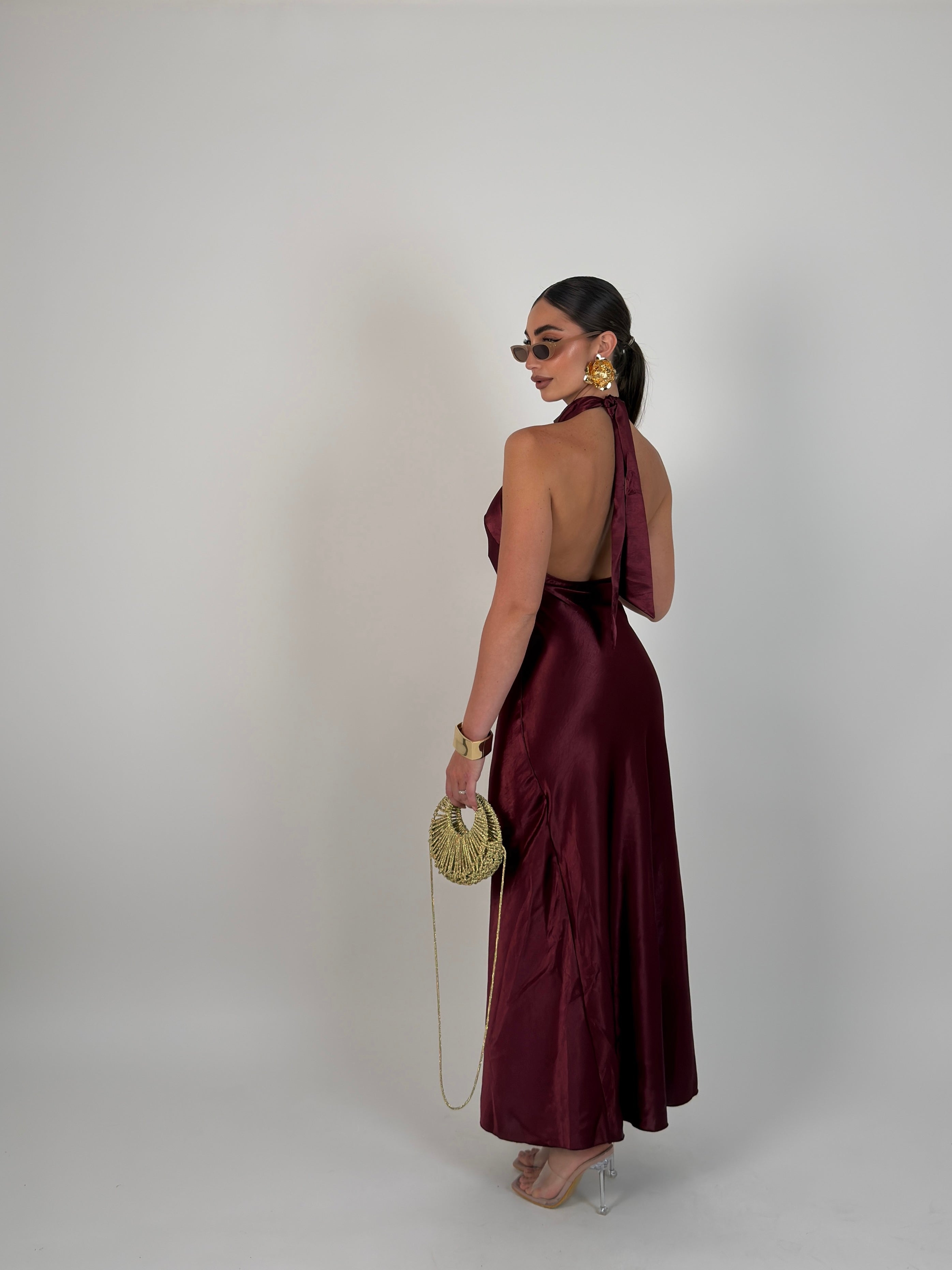 Vestito Elegant con schiena scoperta