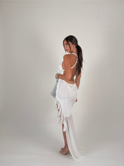 Vestito Butterfly long