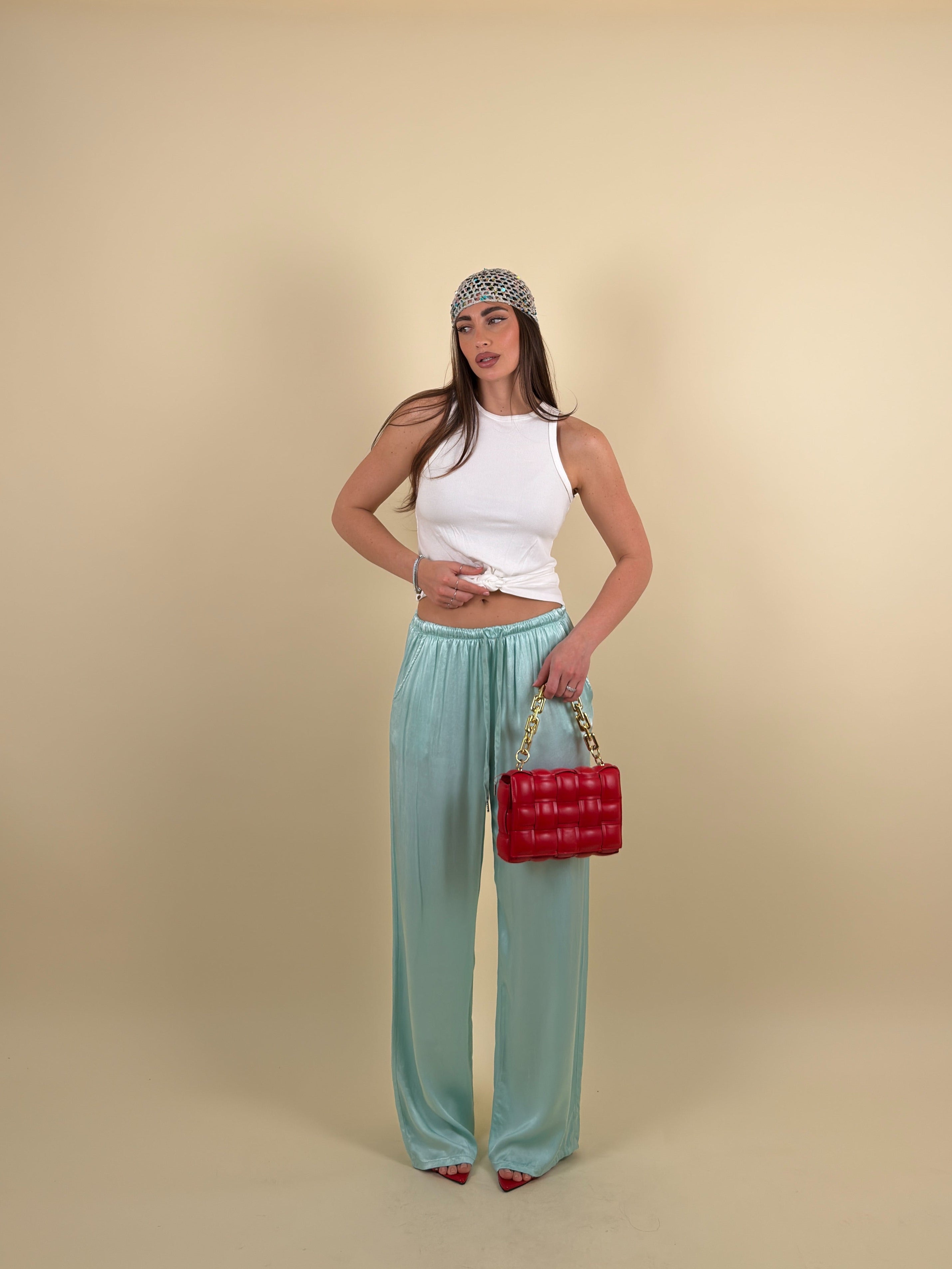 Pantalone effetto satinato Universal