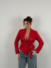 Giacca con cintura in vita