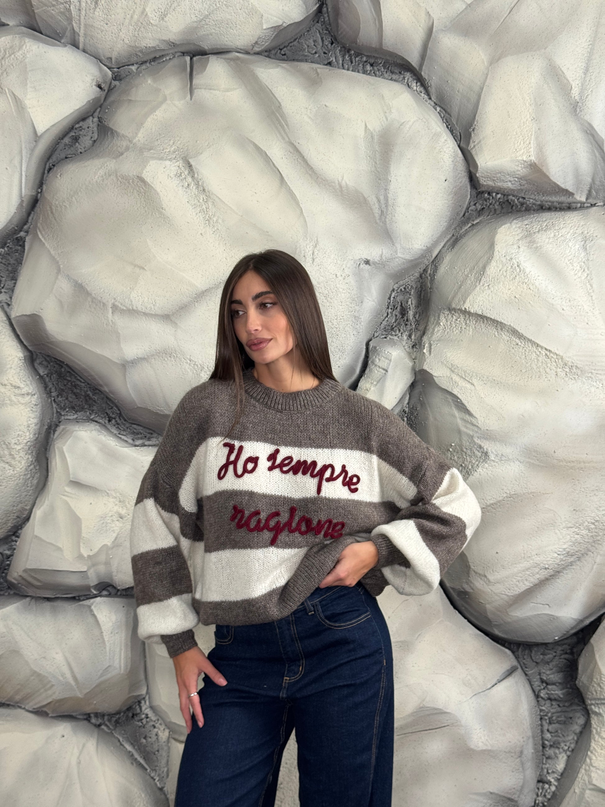 Maglione HO SEMPRE RAGIONE