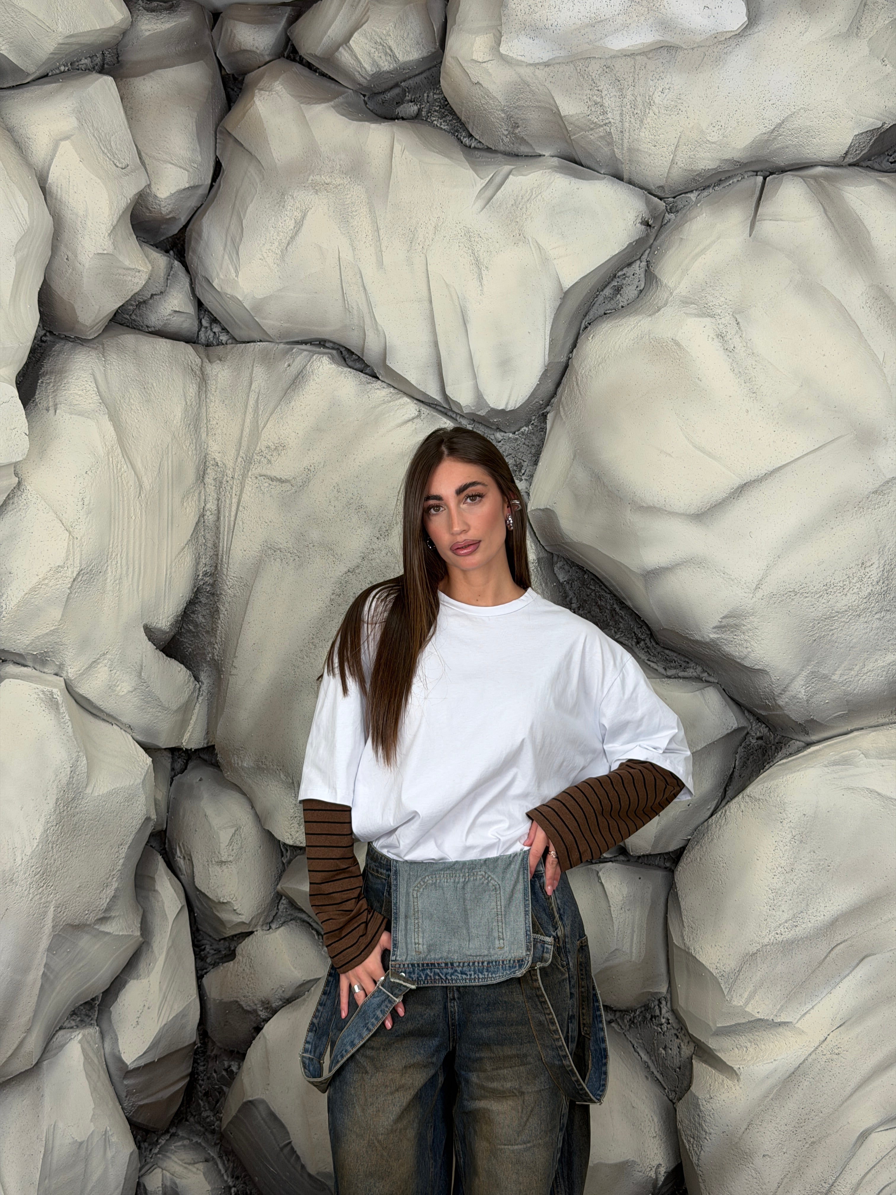 Longsleeve maniche a righe