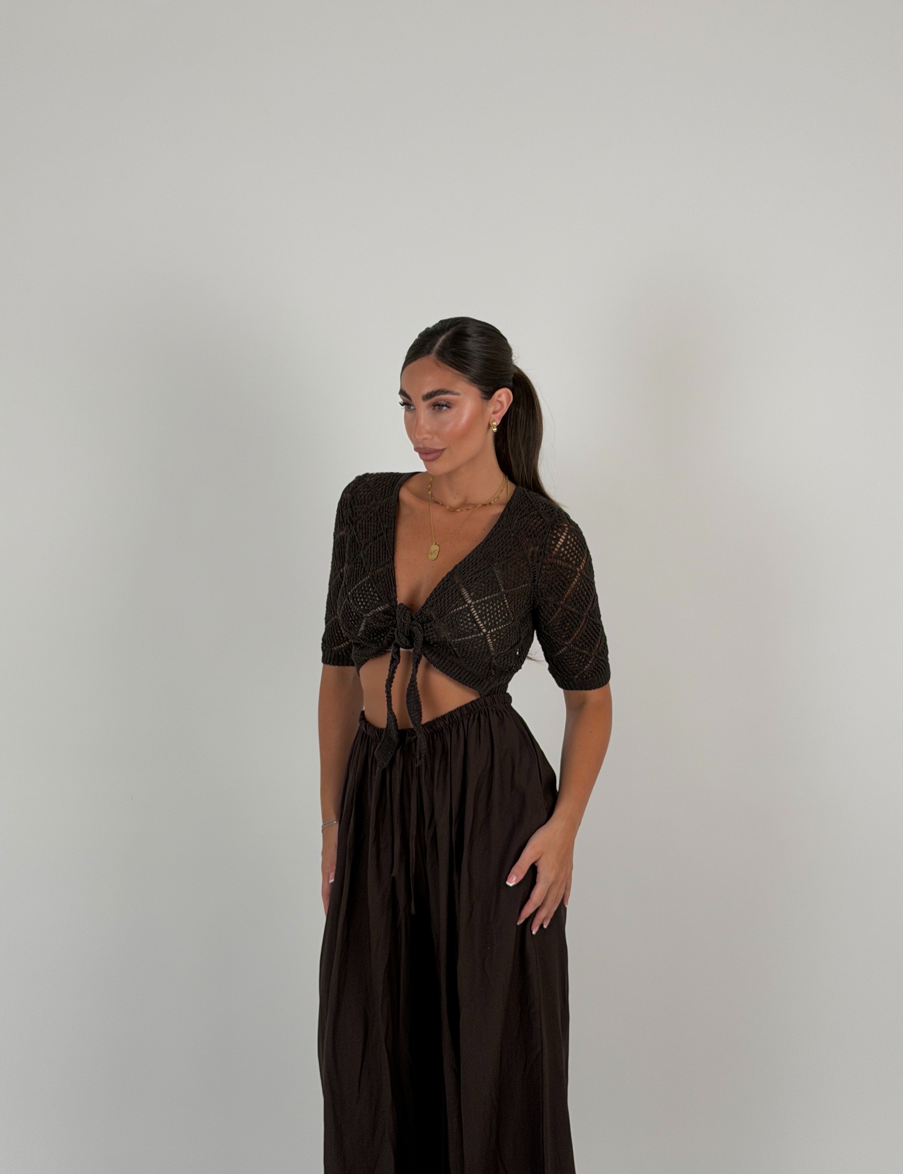 Maglia incrociatina in filo