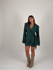 Vestito portafoglio semplice corto