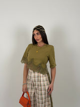 Maglia merletto trasversale
