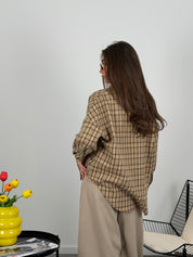 Camicia a quadri over size