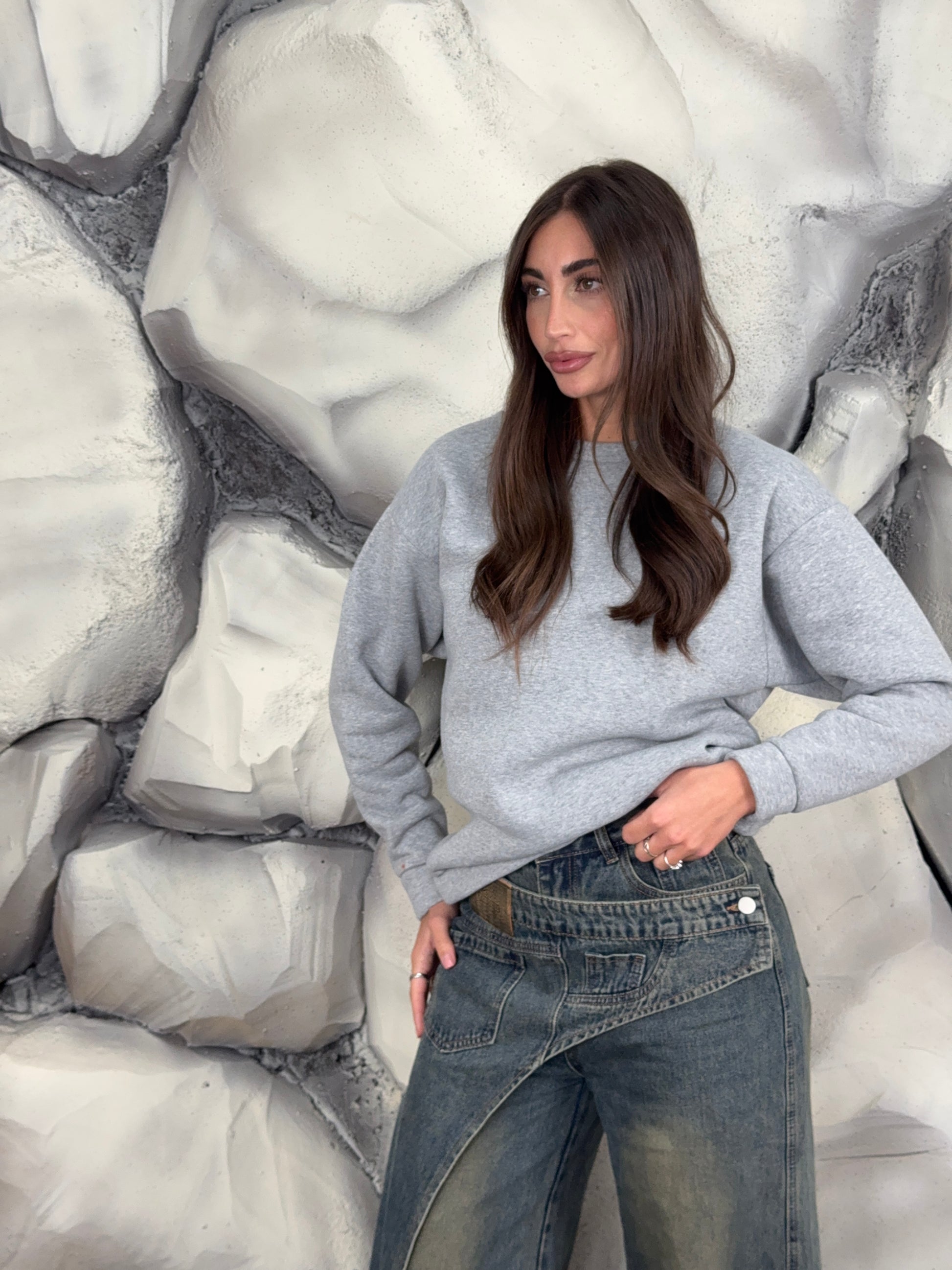 Felpa Candy girocollo