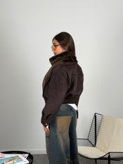 Jeans doppio bustino maculato