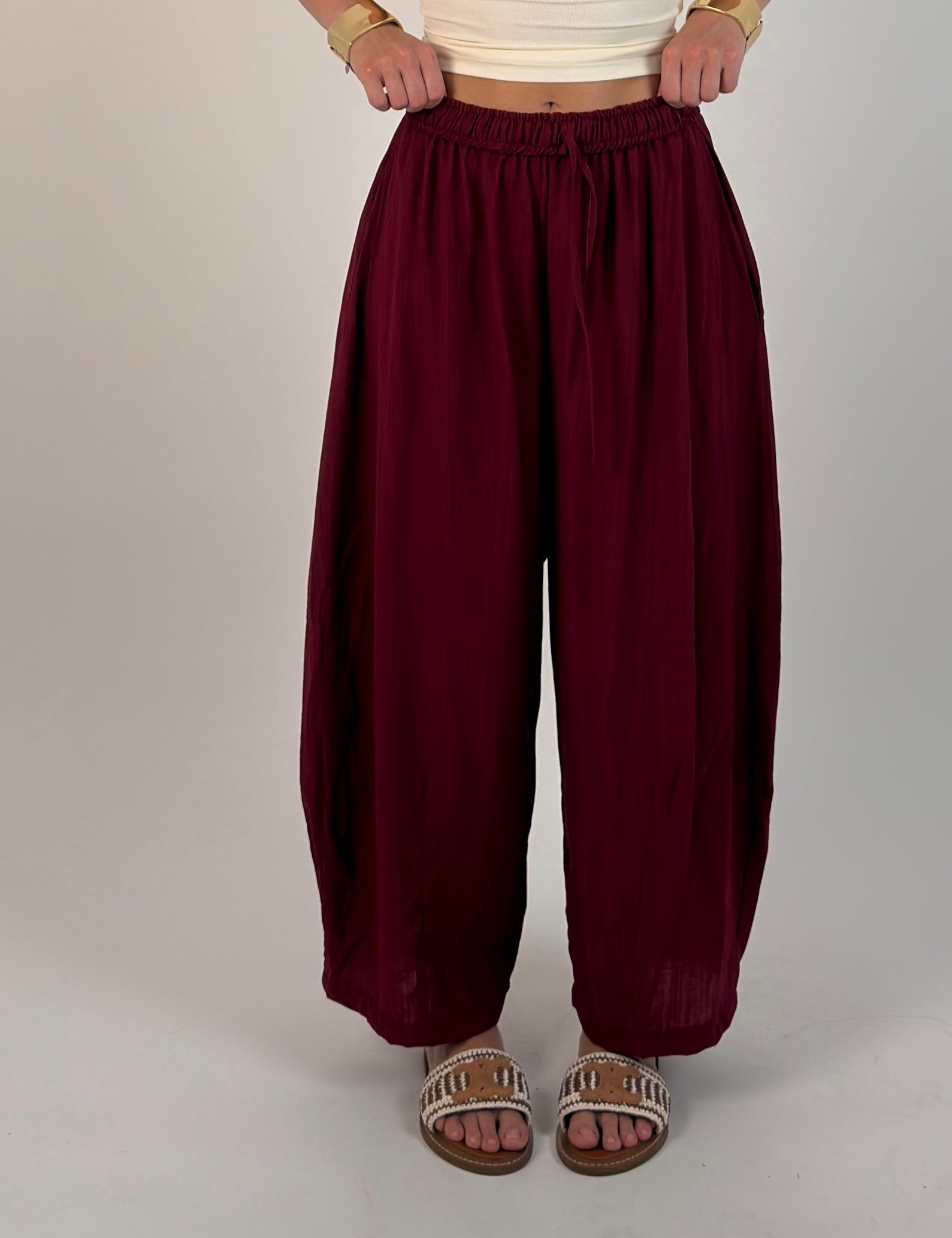 Pantalone plissi
