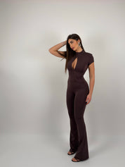 Tuta lunga in lycra con ganci