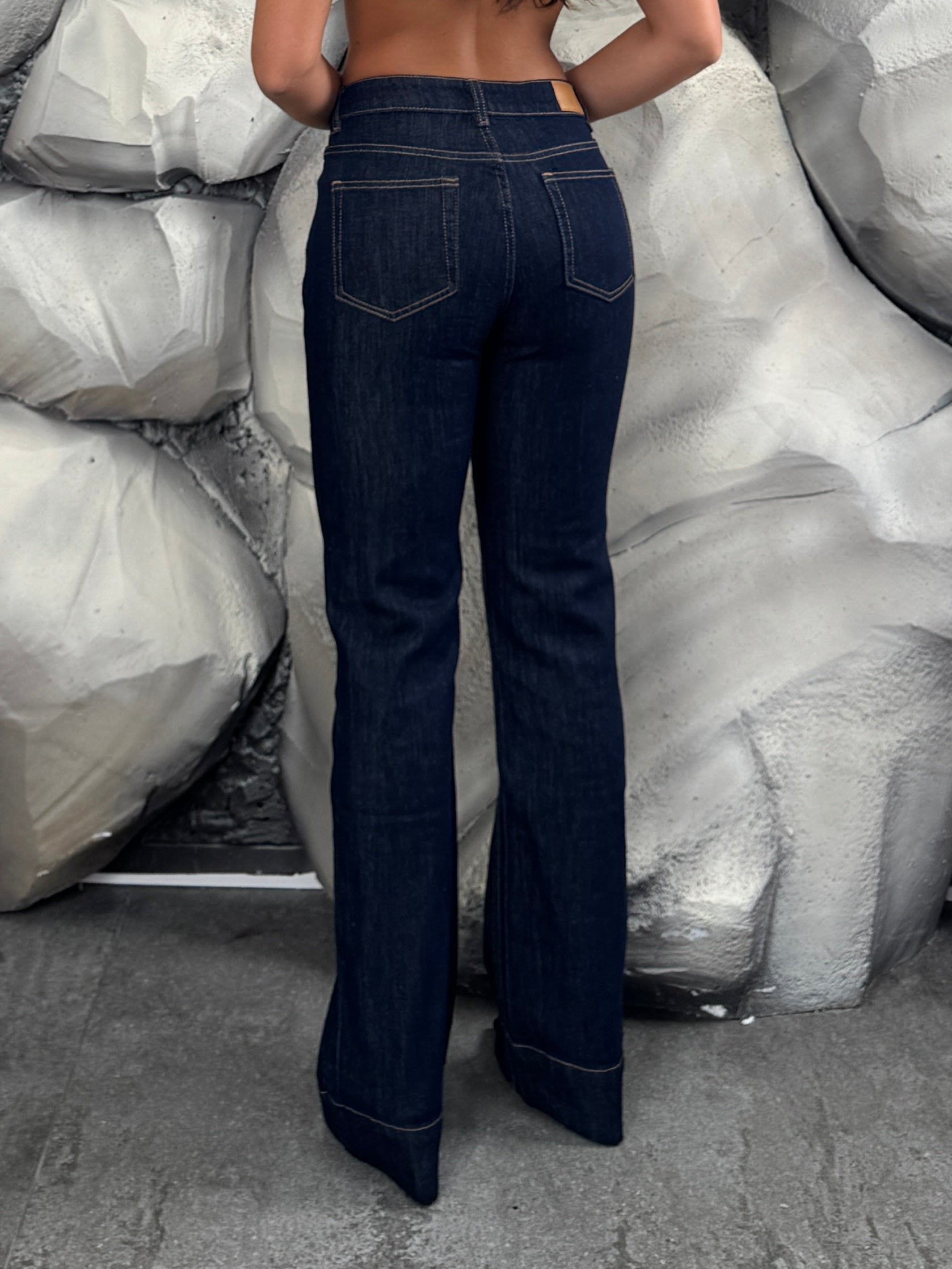 Jeans blu scuro