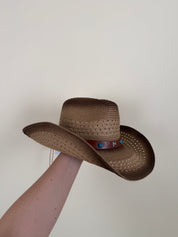 Cappello dettaglio cuoio