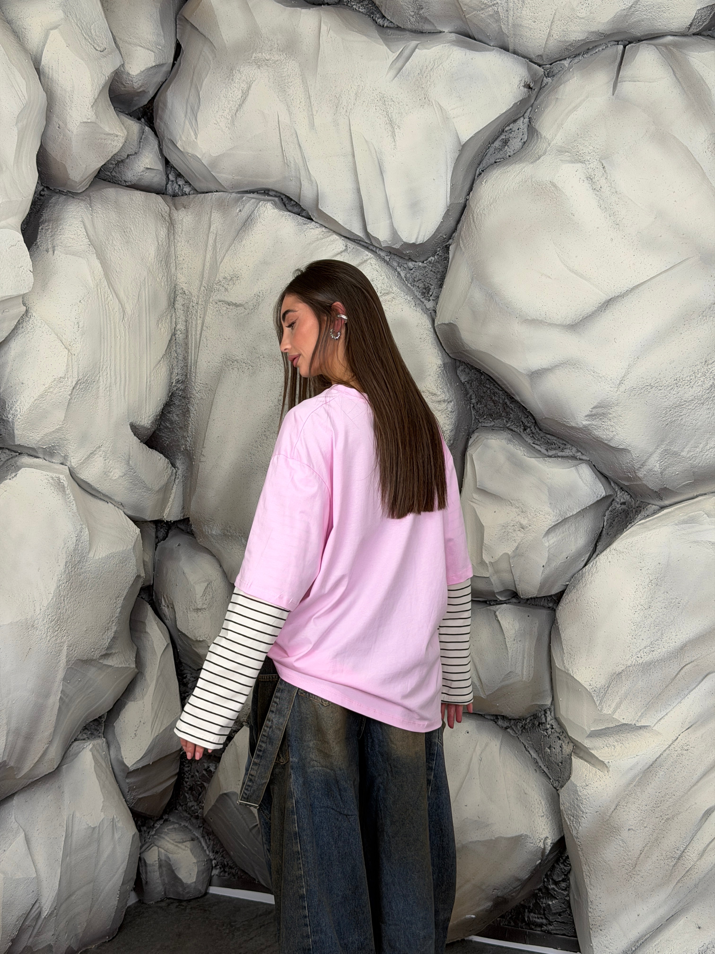 Longsleeve maniche a righe