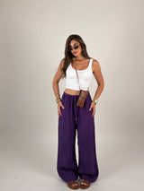 Pantalone 100% lino