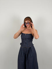 Top Denim fascia