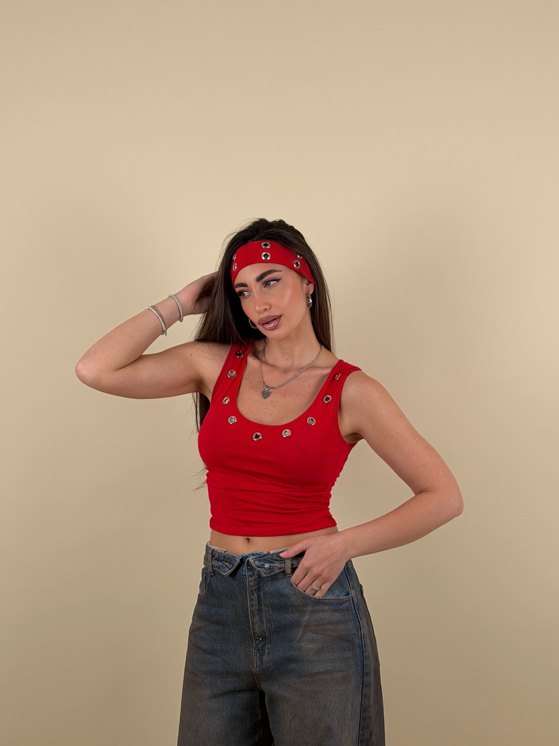 Top con fascia