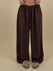 Pantalone palazzo in tessuto