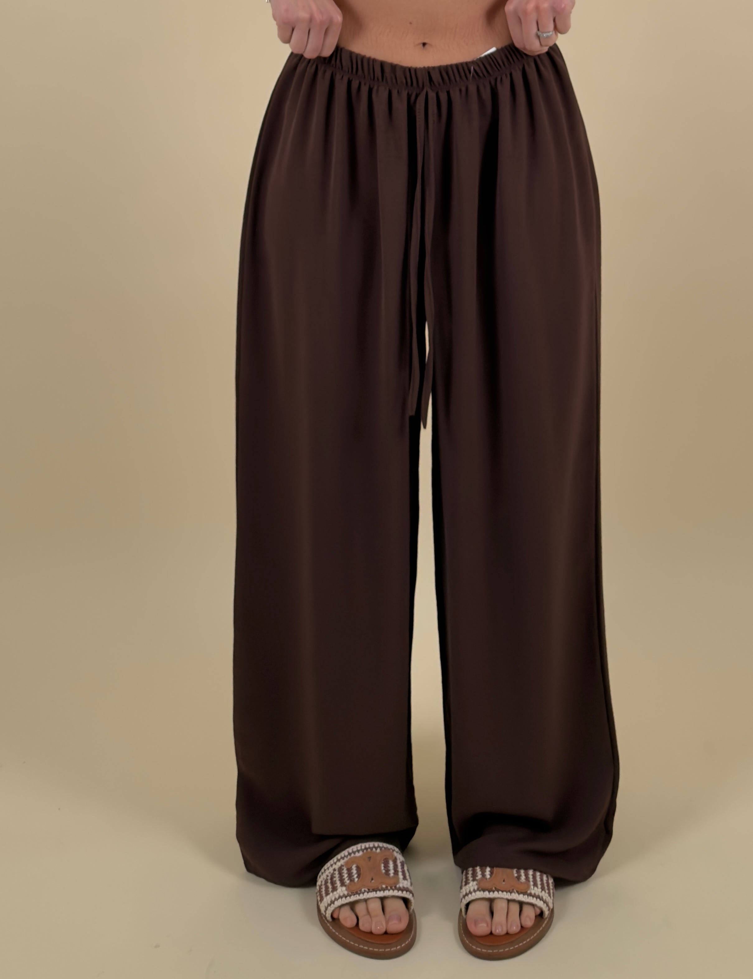 Pantalone palazzo in tessuto