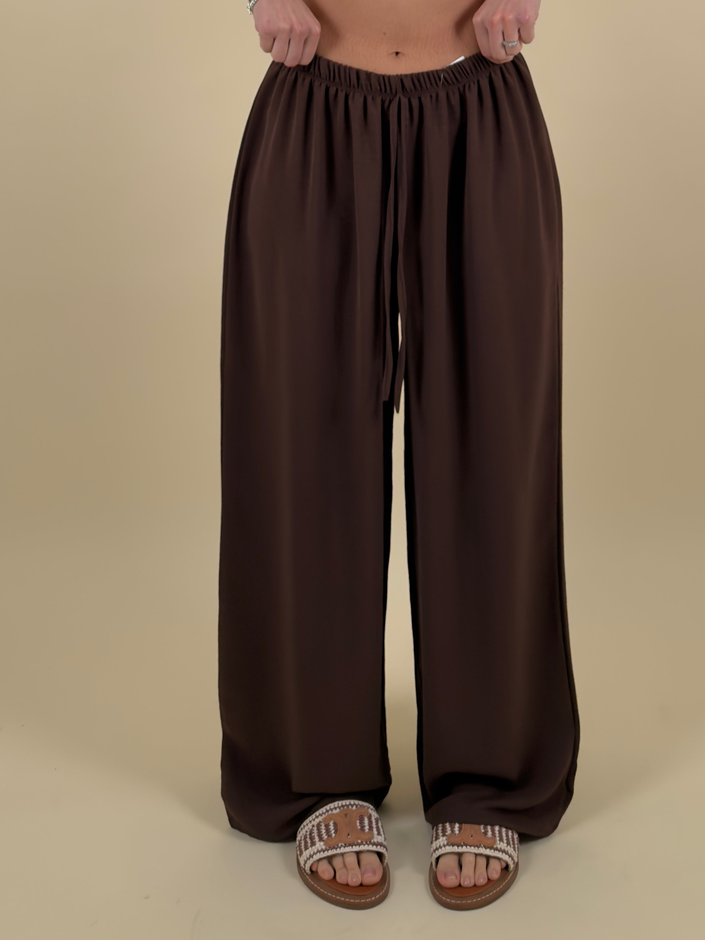 Pantalone palazzo in tessuto