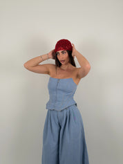 Top Denim fascia
