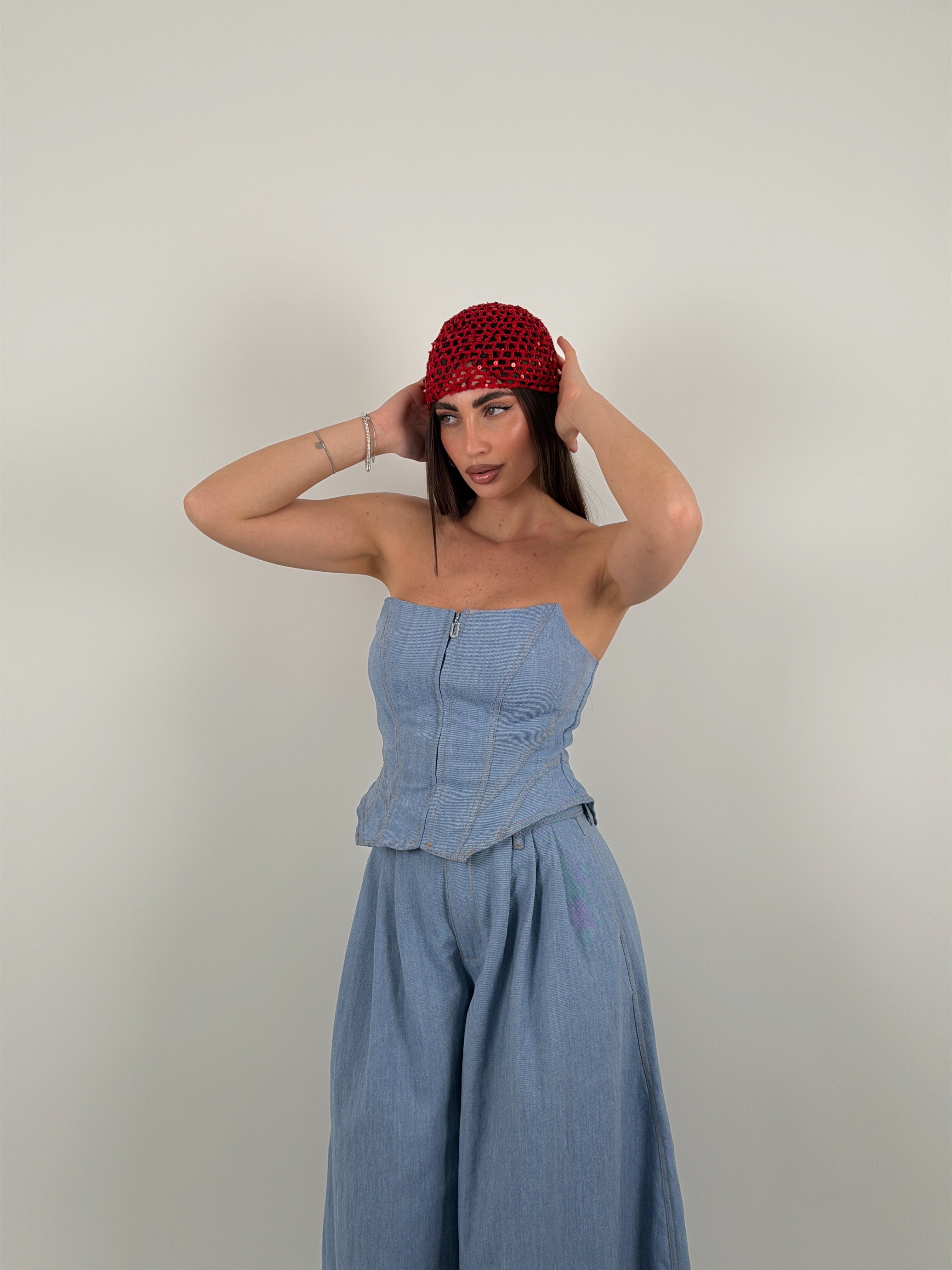 Top Denim fascia
