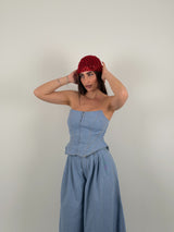 Top Denim fascia