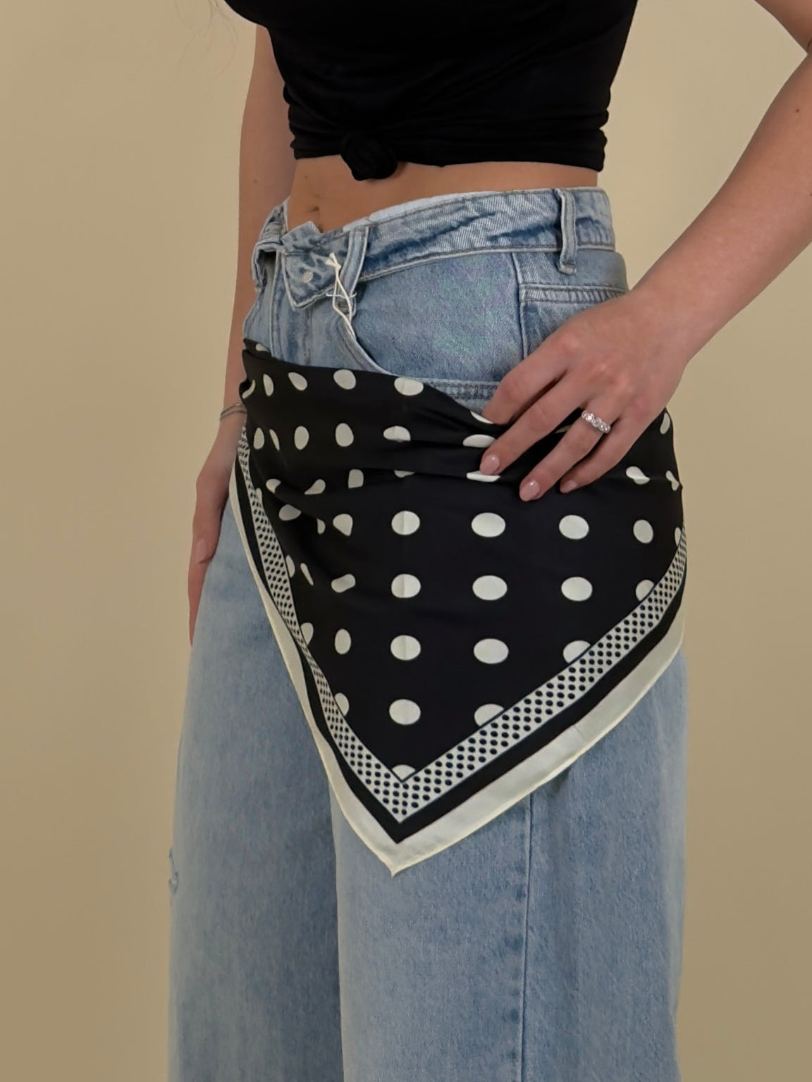 Foulard pois
