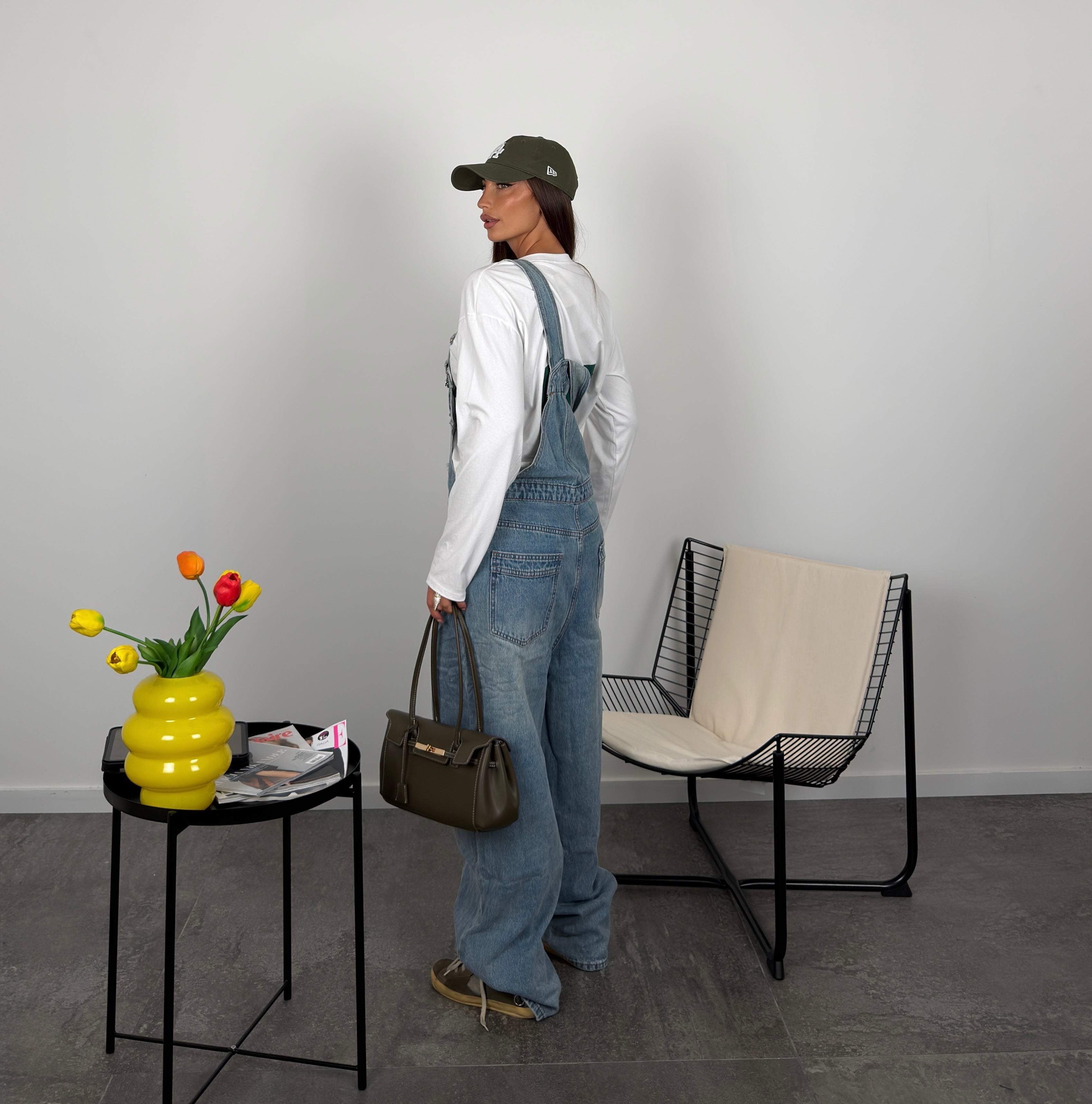 Salopette in denim