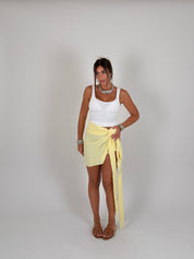 Gonna pareo semplice corta