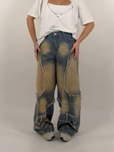 Jeans blu sabbia