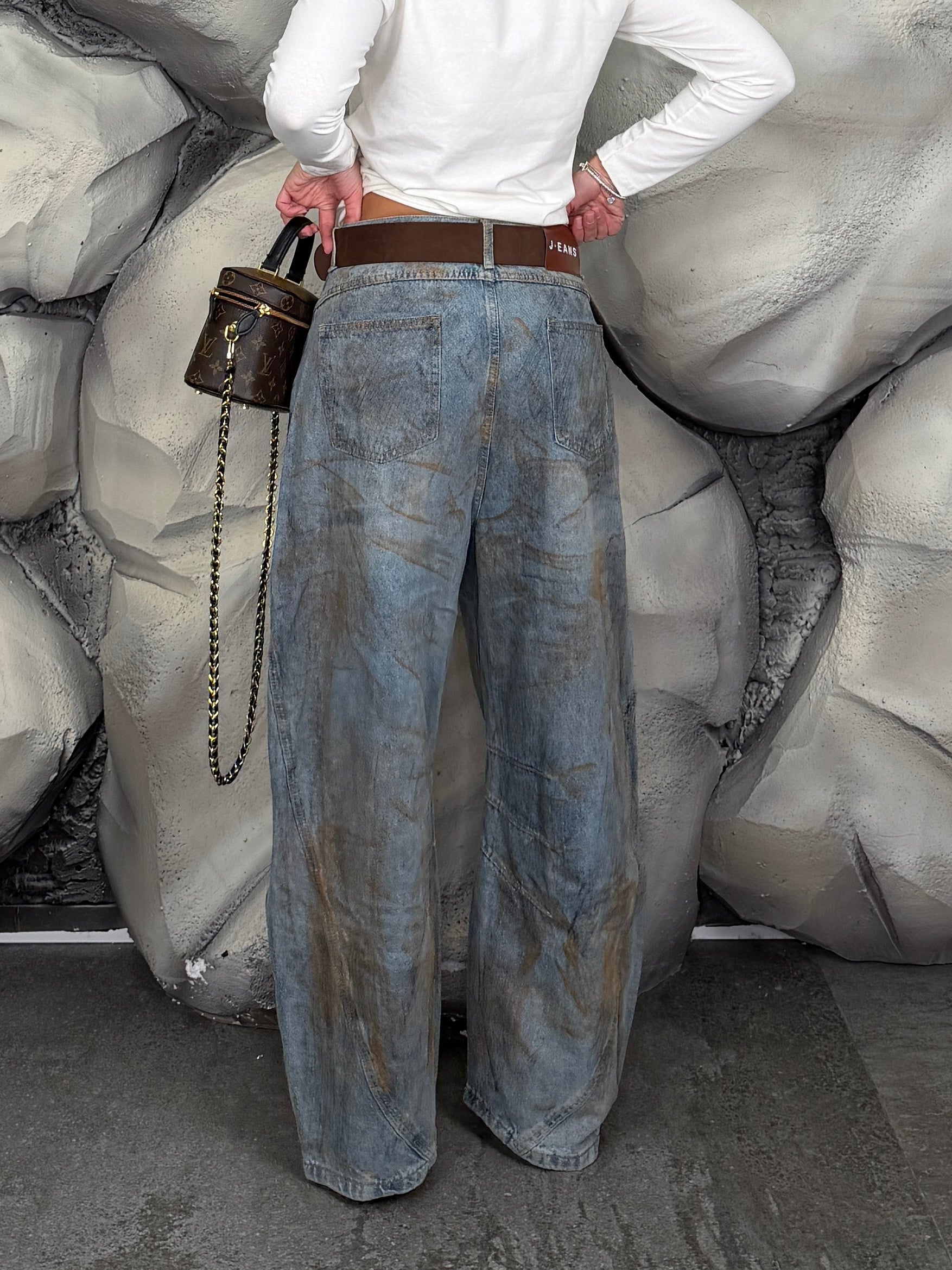 Jeans tasche e cintura