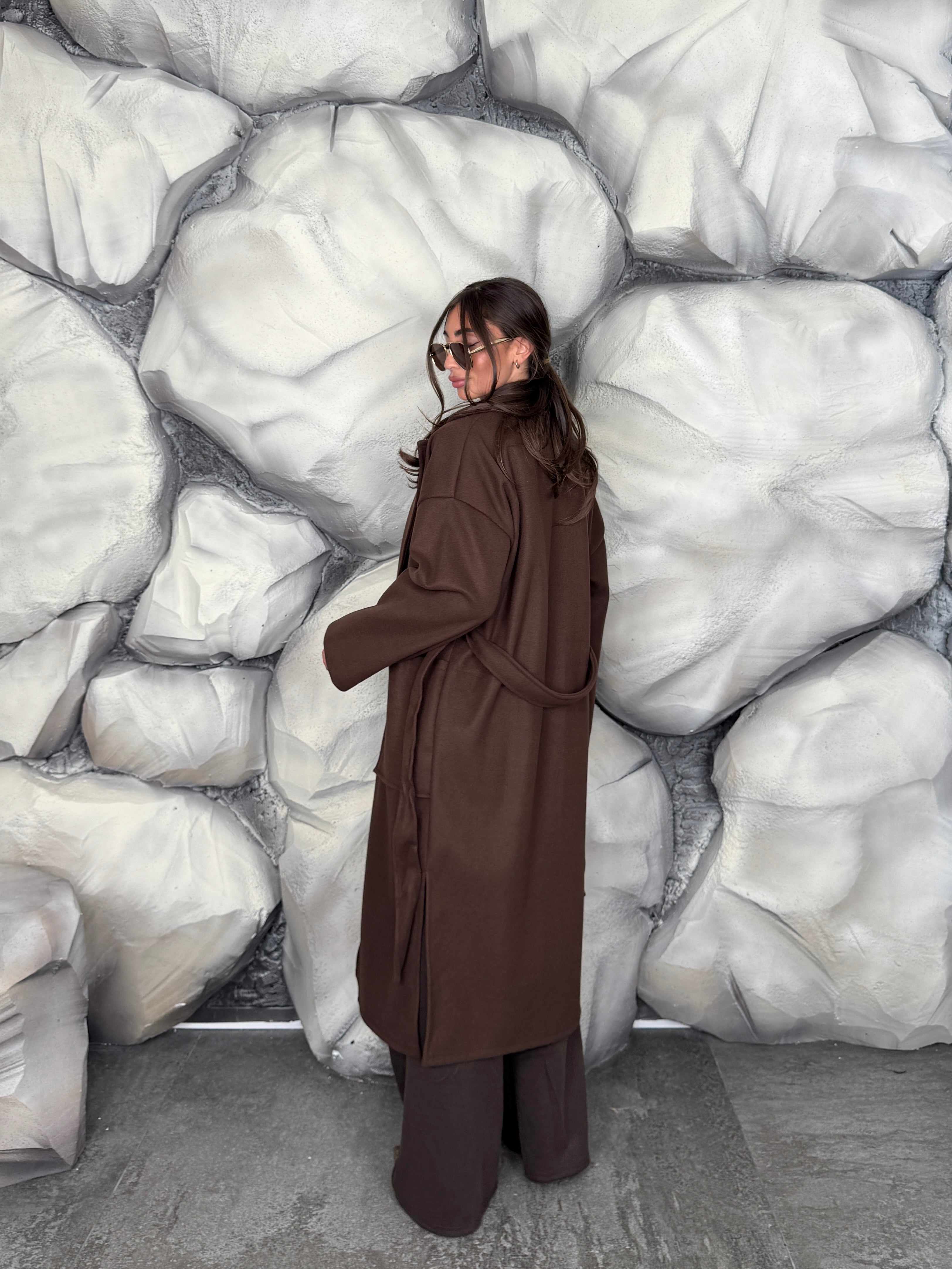 Cappotto cintura in vita