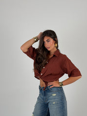 Camicia 100% lino