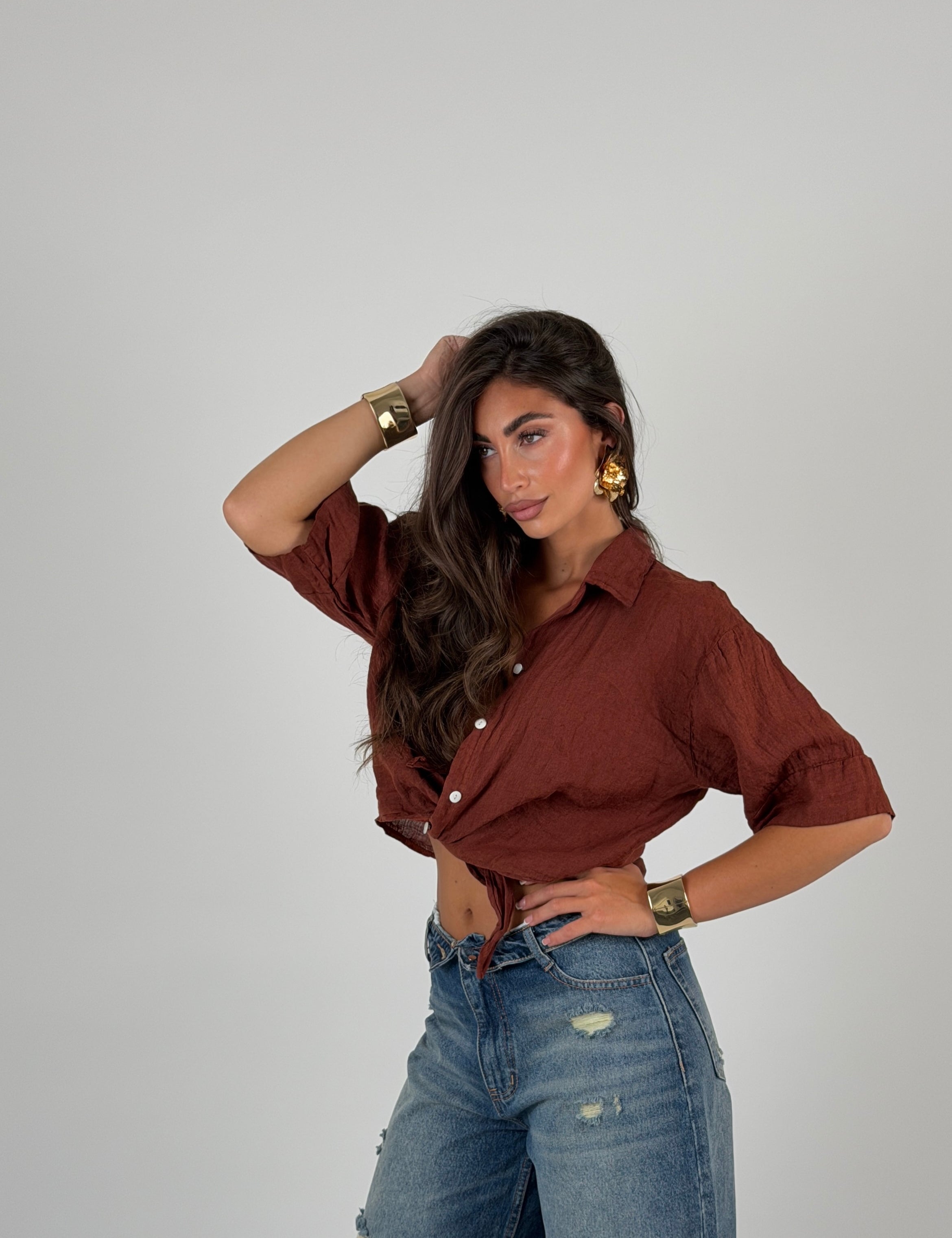 Camicia 100% lino