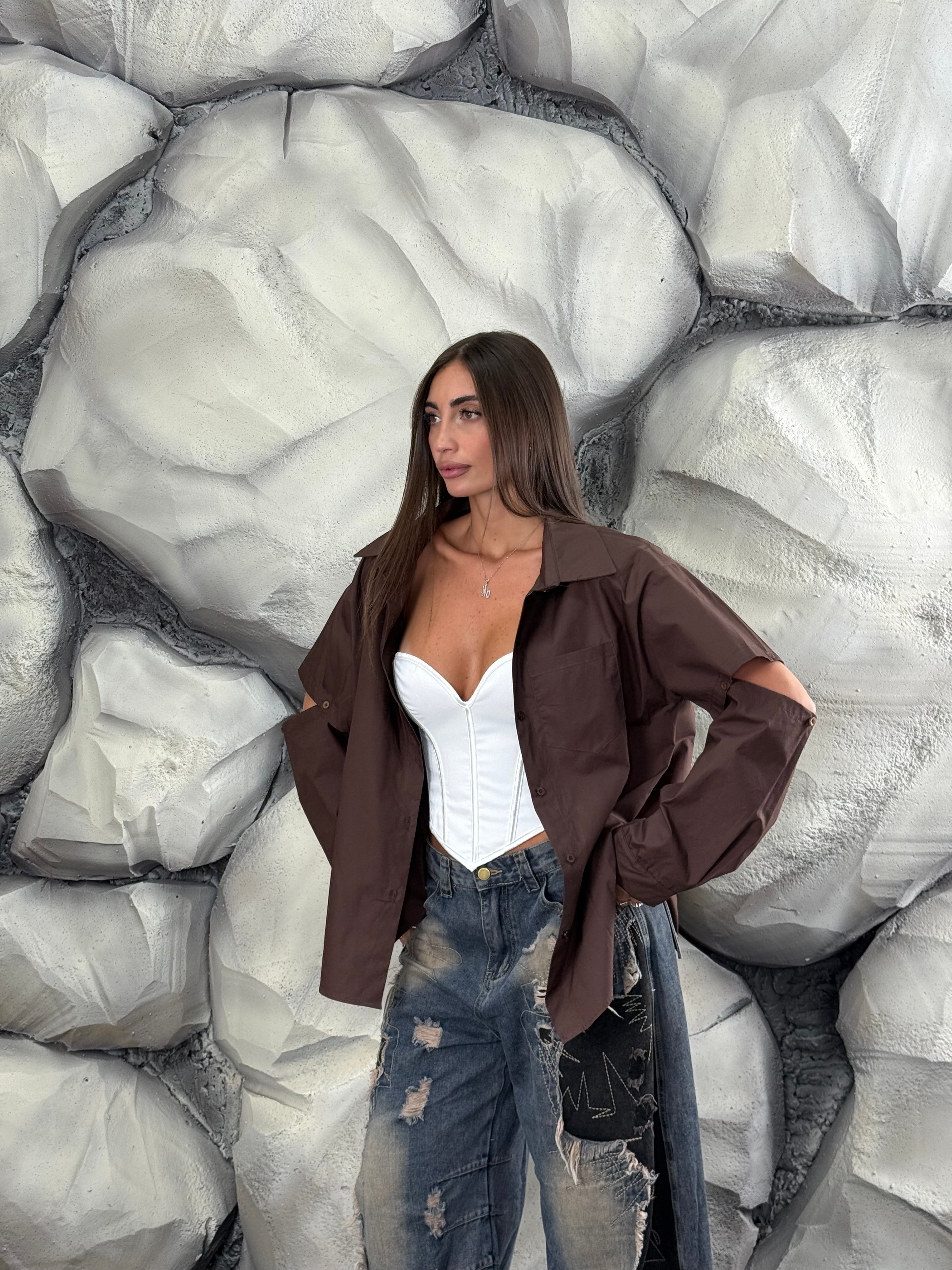 Camicia manica staccata