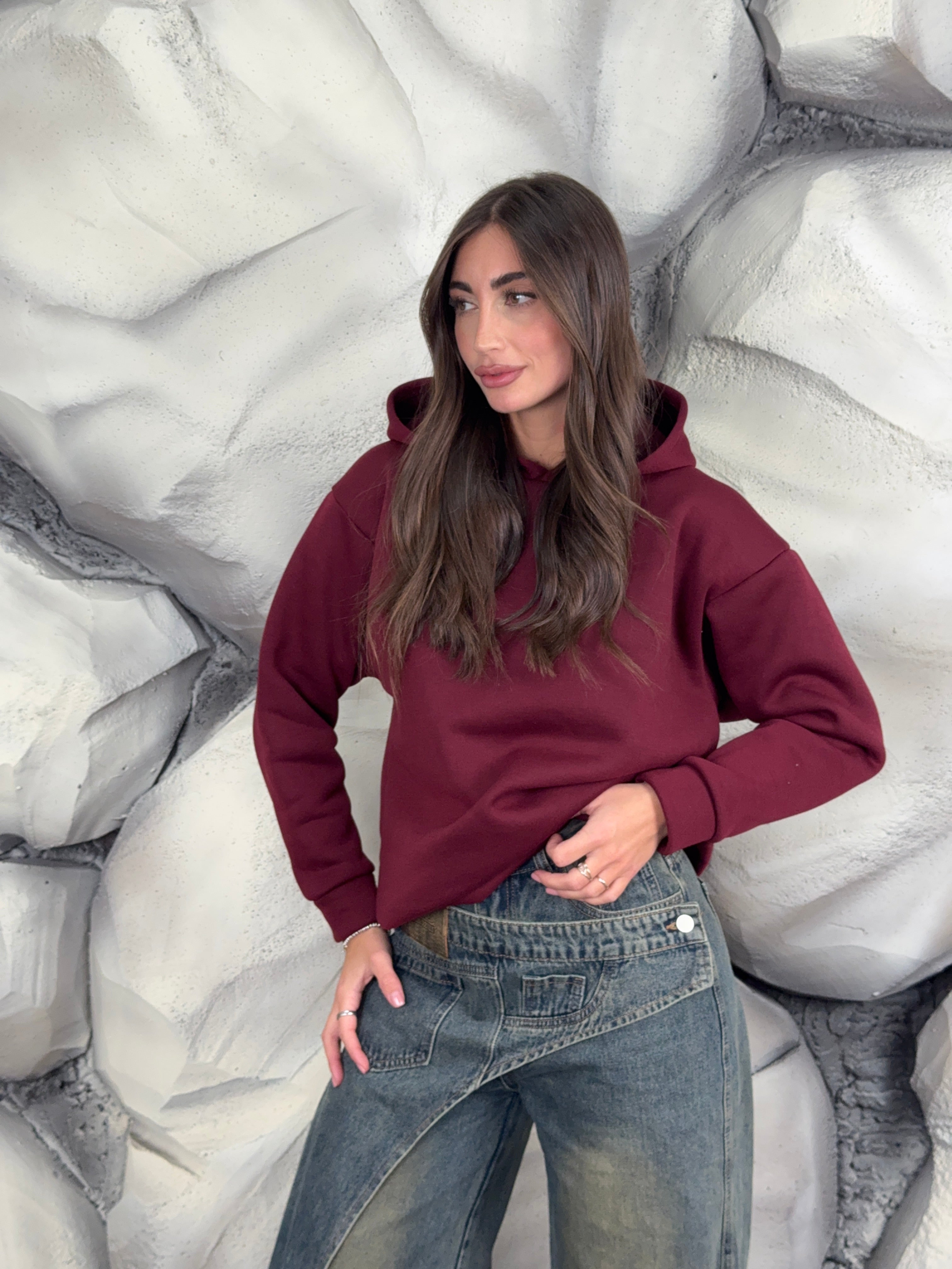 Felpa Candy cappuccio