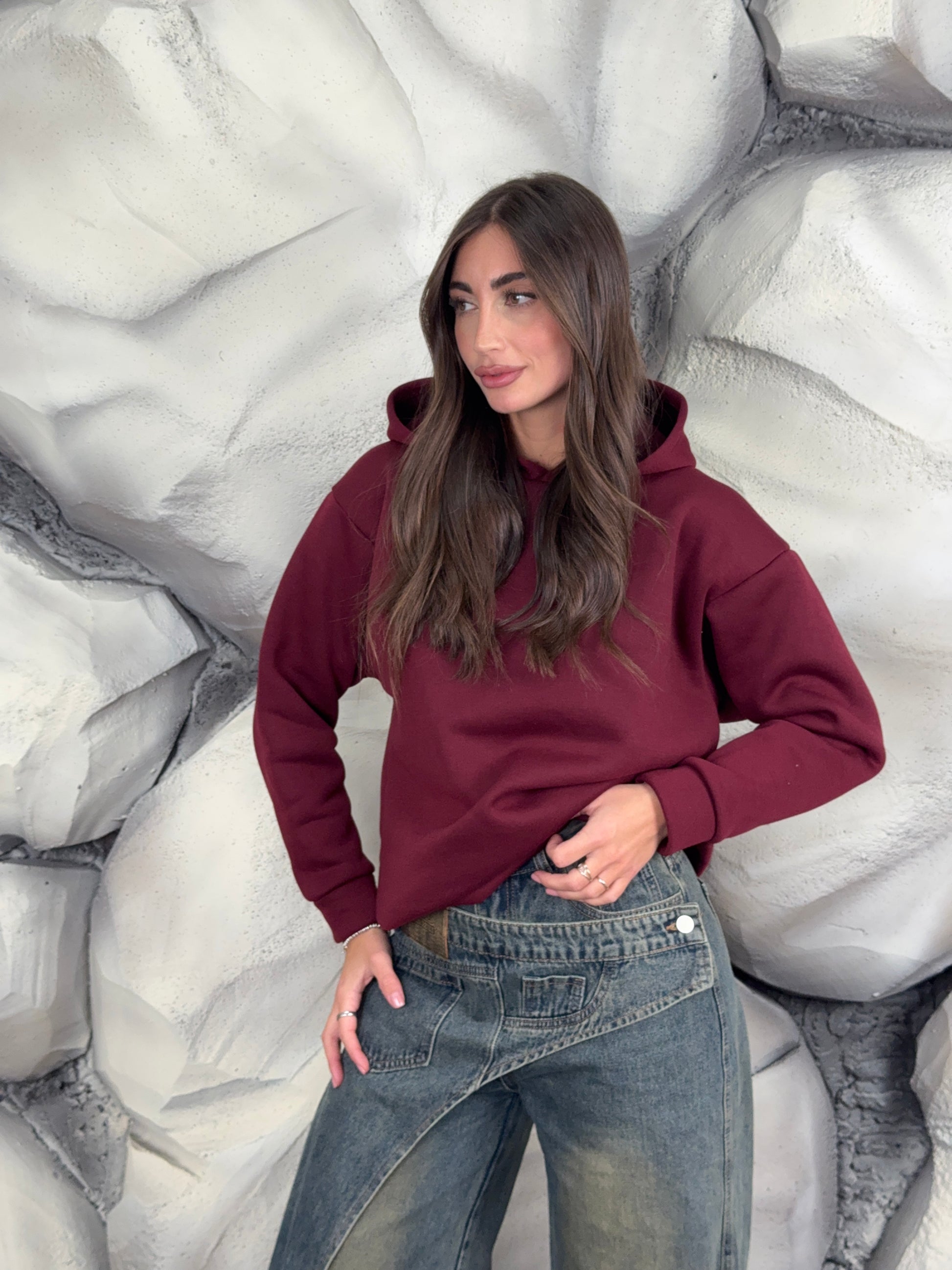 Felpa Candy cappuccio